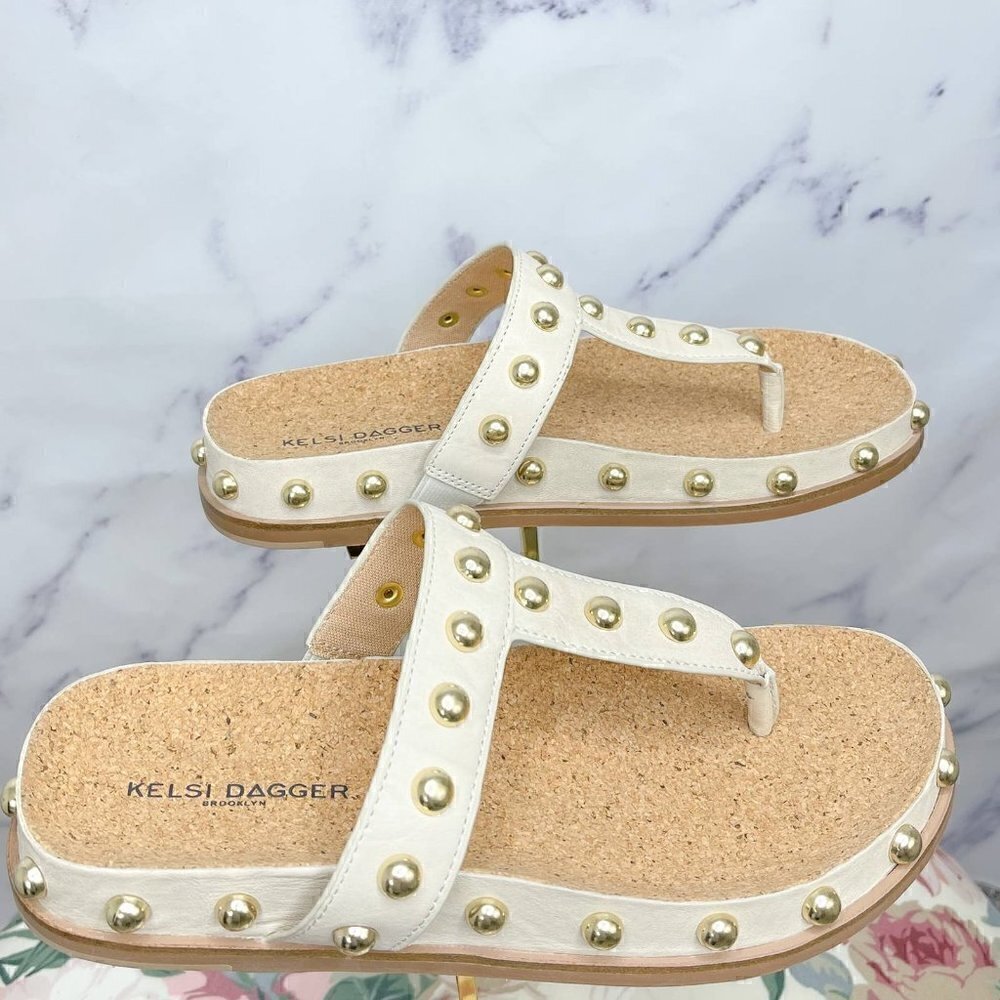 Kelsi Dagger Brooklyn | Surface Studded Slide Sandal | Sz 7 - Picture 10 of 16